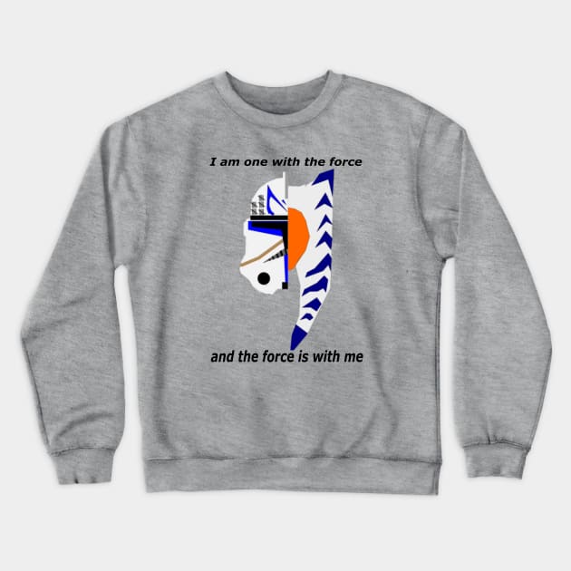 I am one with the force and the force is with me Crewneck Sweatshirt by Magandsons
